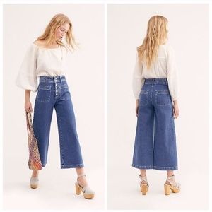Free People colette crop jeans, size 26